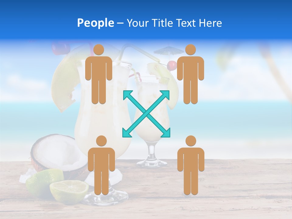 Alcohol Deck Fruit PowerPoint Template