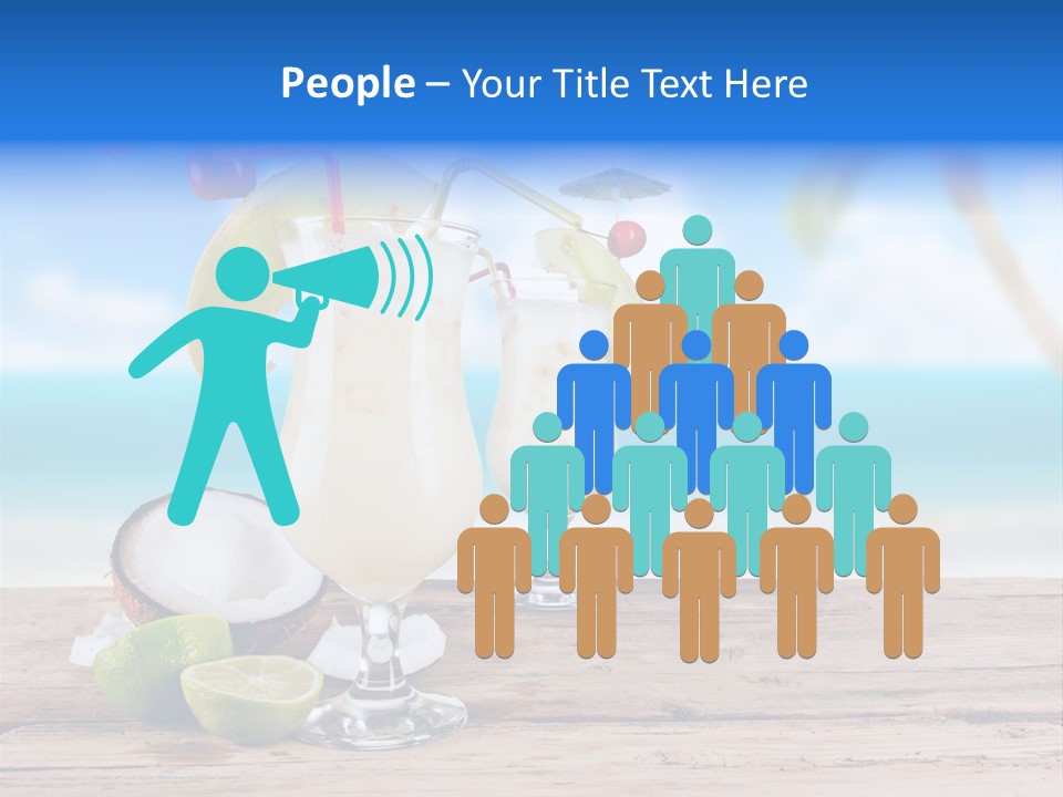 Alcohol Deck Fruit PowerPoint Template