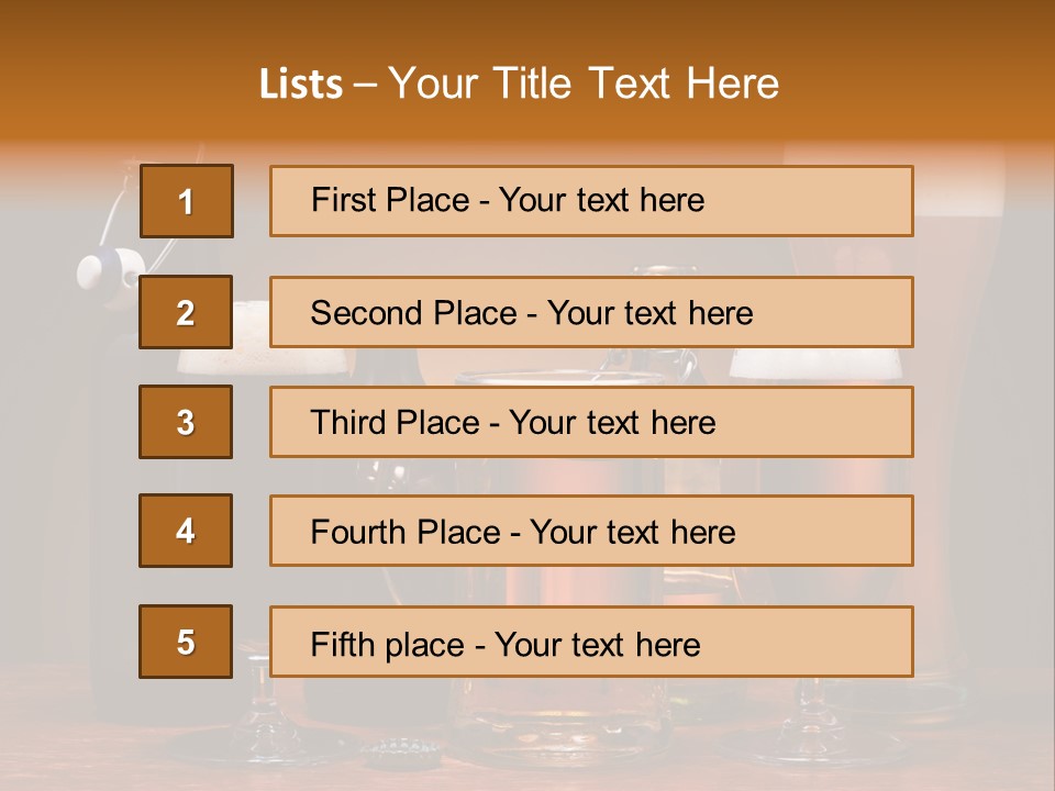 Types Background Froth PowerPoint Template