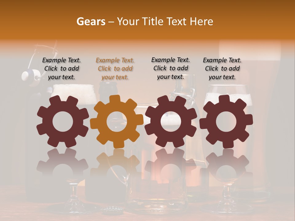 Types Background Froth PowerPoint Template