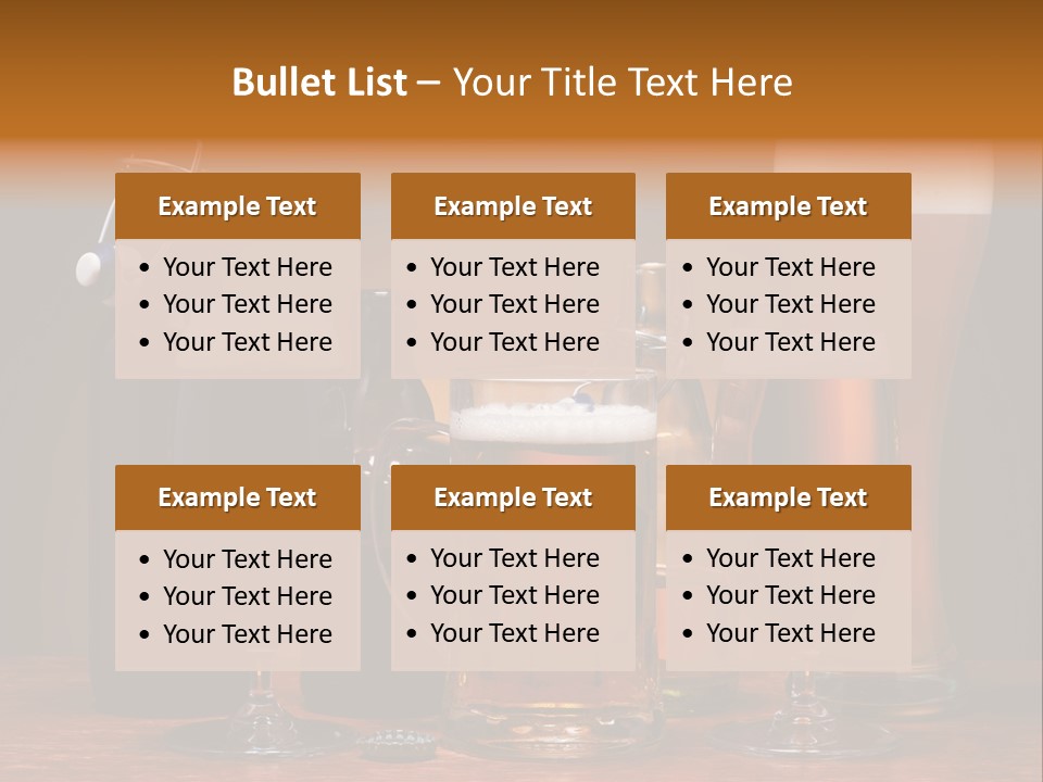 Types Background Froth PowerPoint Template