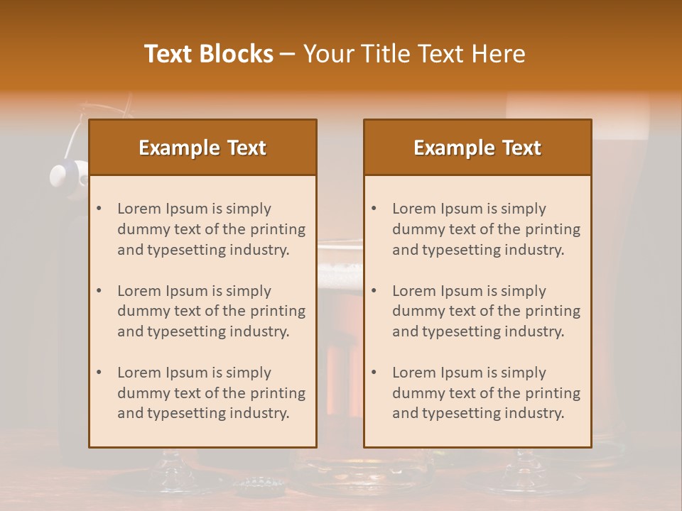 Types Background Froth PowerPoint Template