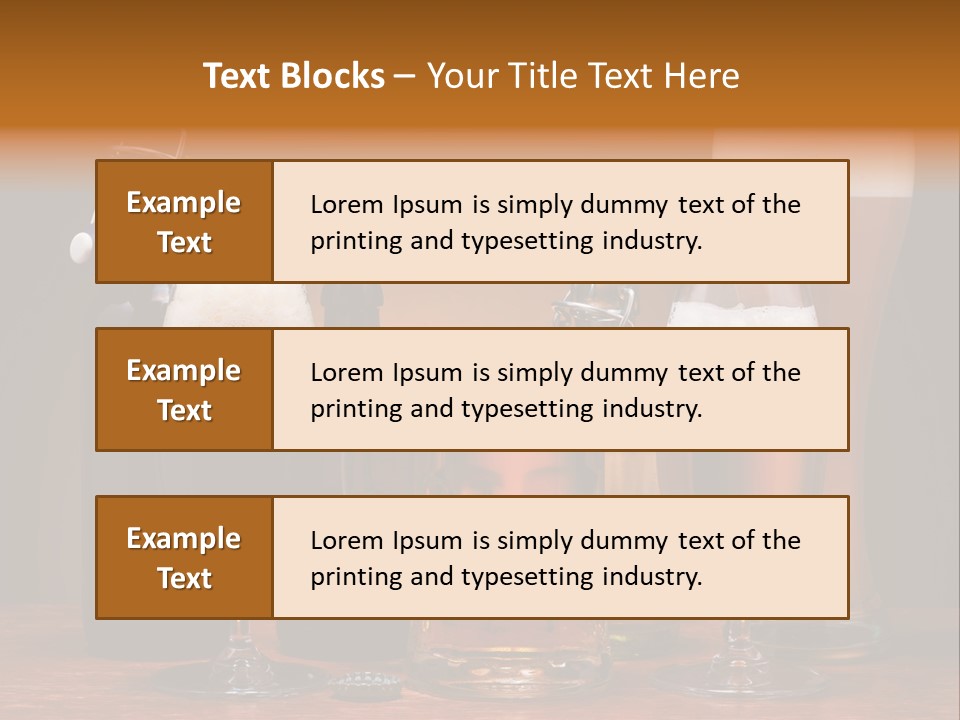 Types Background Froth PowerPoint Template