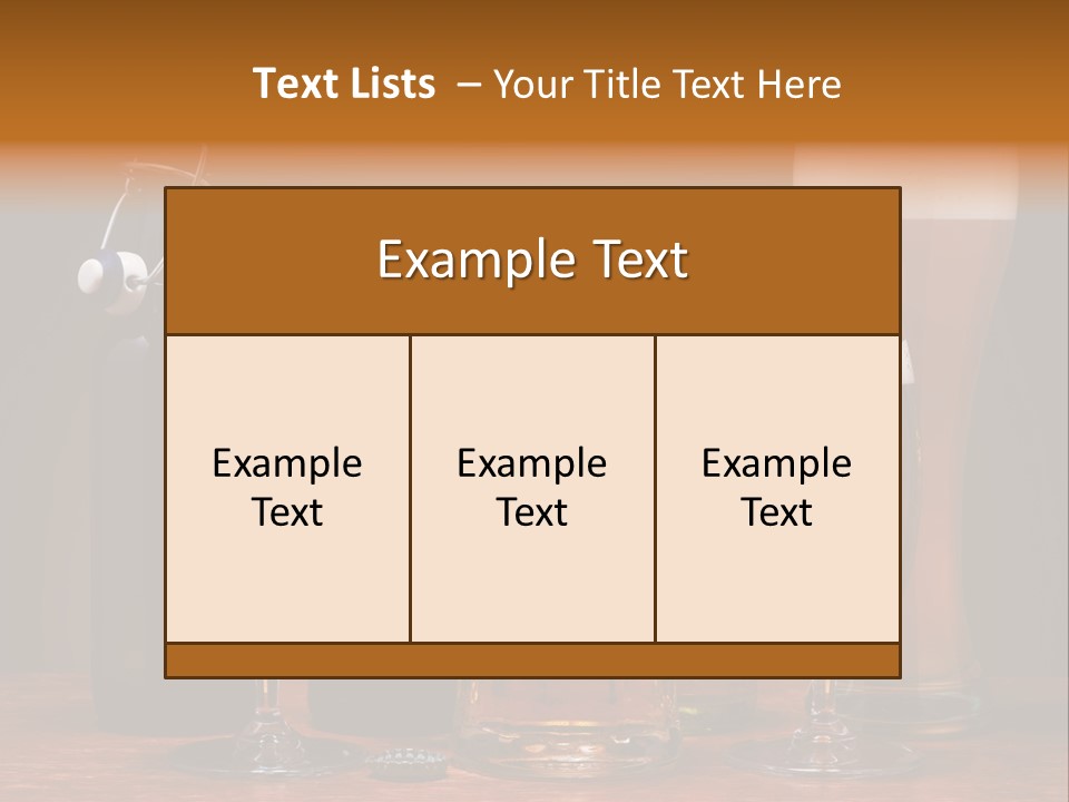 Types Background Froth PowerPoint Template