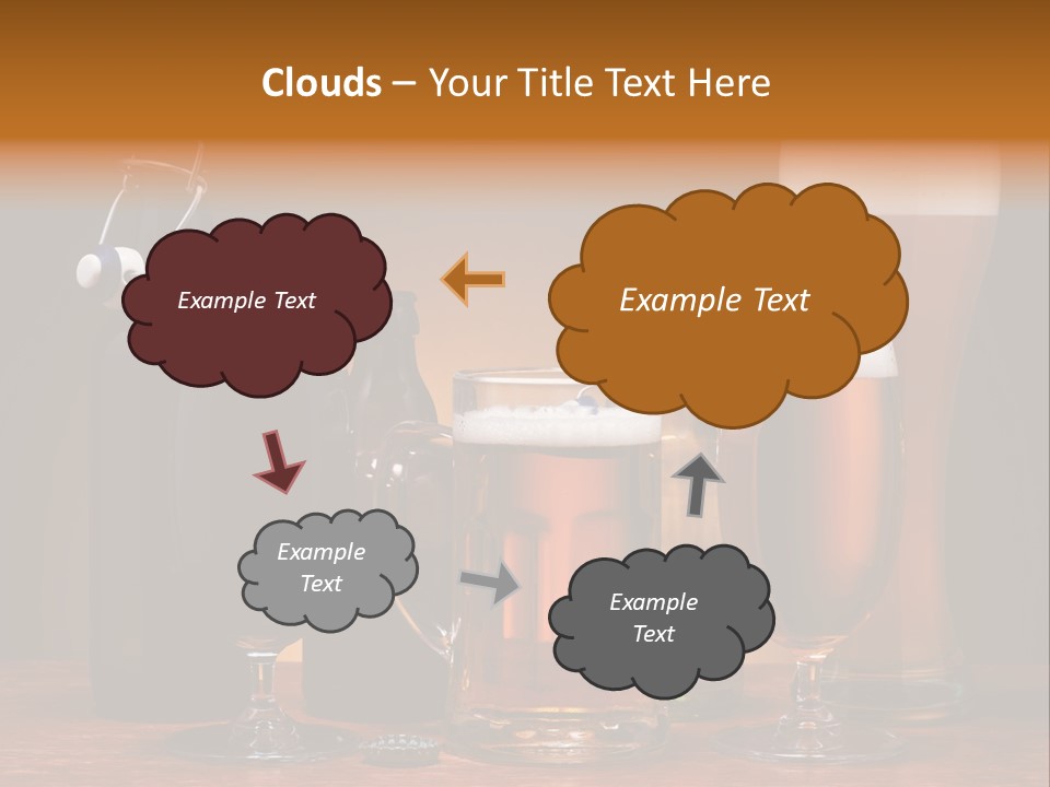 Types Background Froth PowerPoint Template