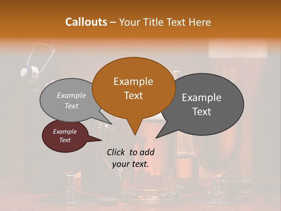 Types Background Froth PowerPoint Template