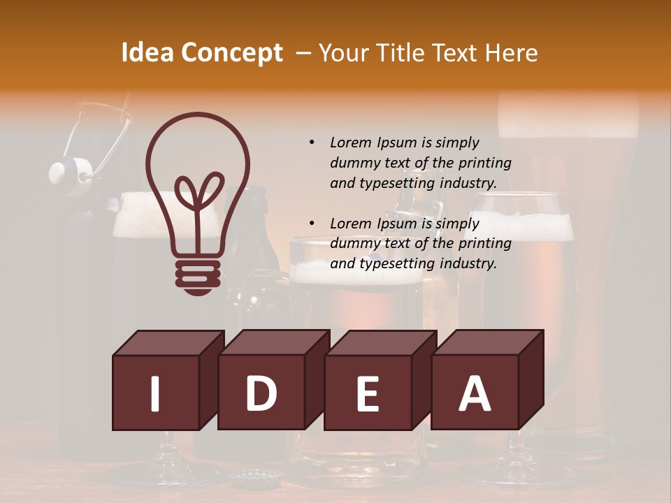 Types Background Froth PowerPoint Template