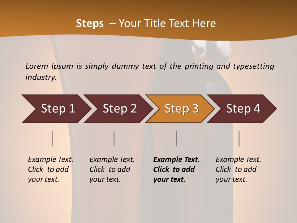 Light Foam Ale PowerPoint Template