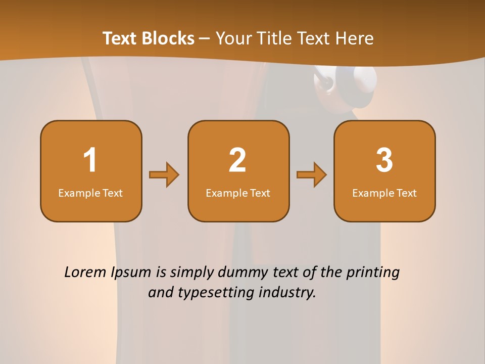 Light Foam Ale PowerPoint Template