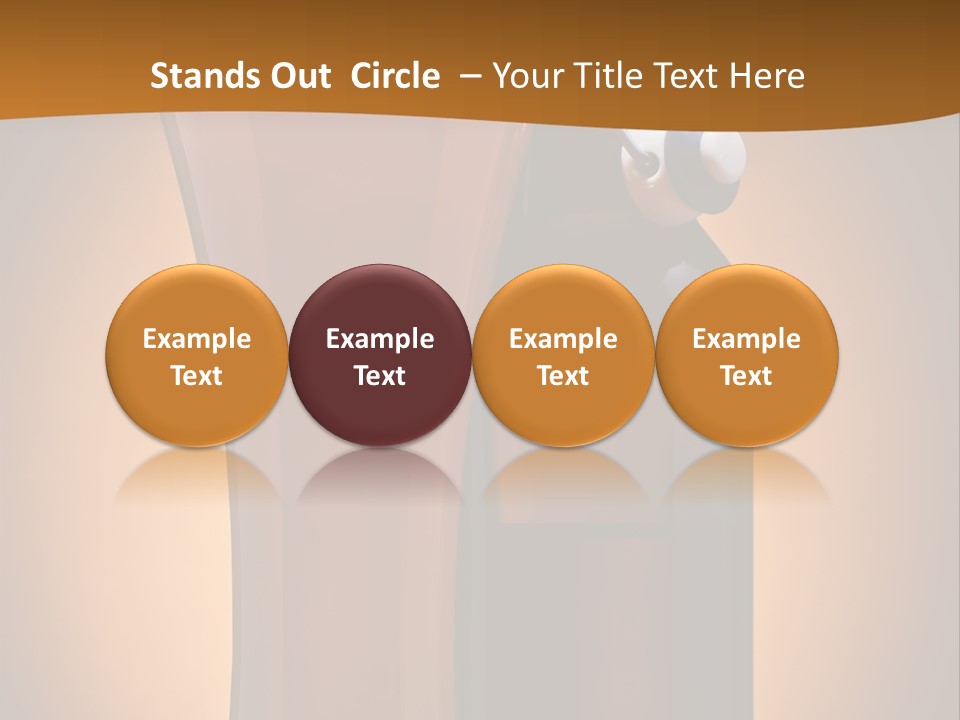 Light Foam Ale PowerPoint Template