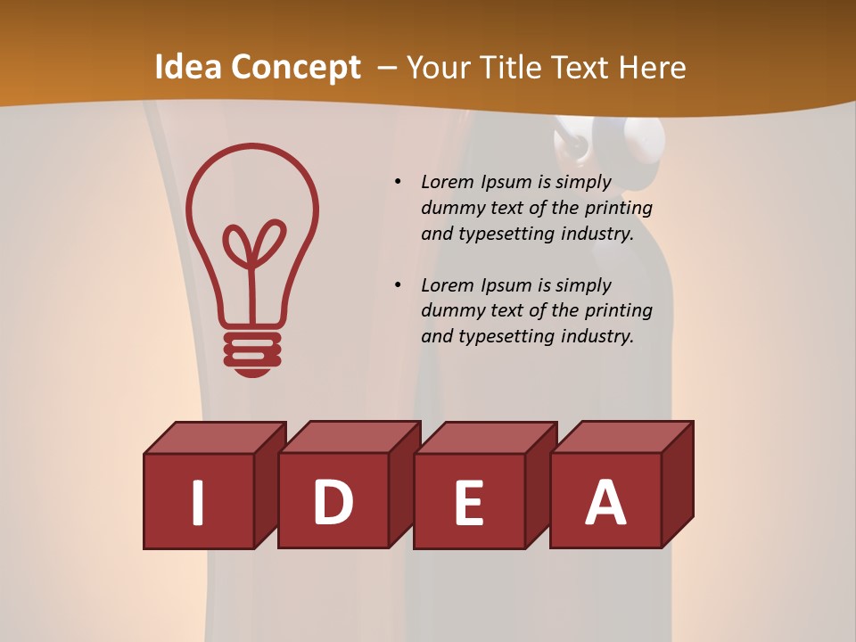 Light Foam Ale PowerPoint Template