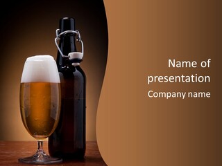 Still Served Drink PowerPoint Template