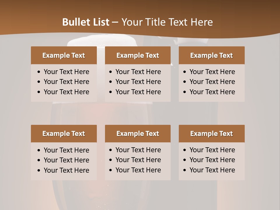 Still Served Drink PowerPoint Template