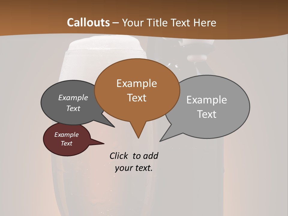 Still Served Drink PowerPoint Template