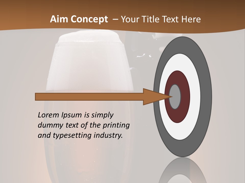 Still Served Drink PowerPoint Template