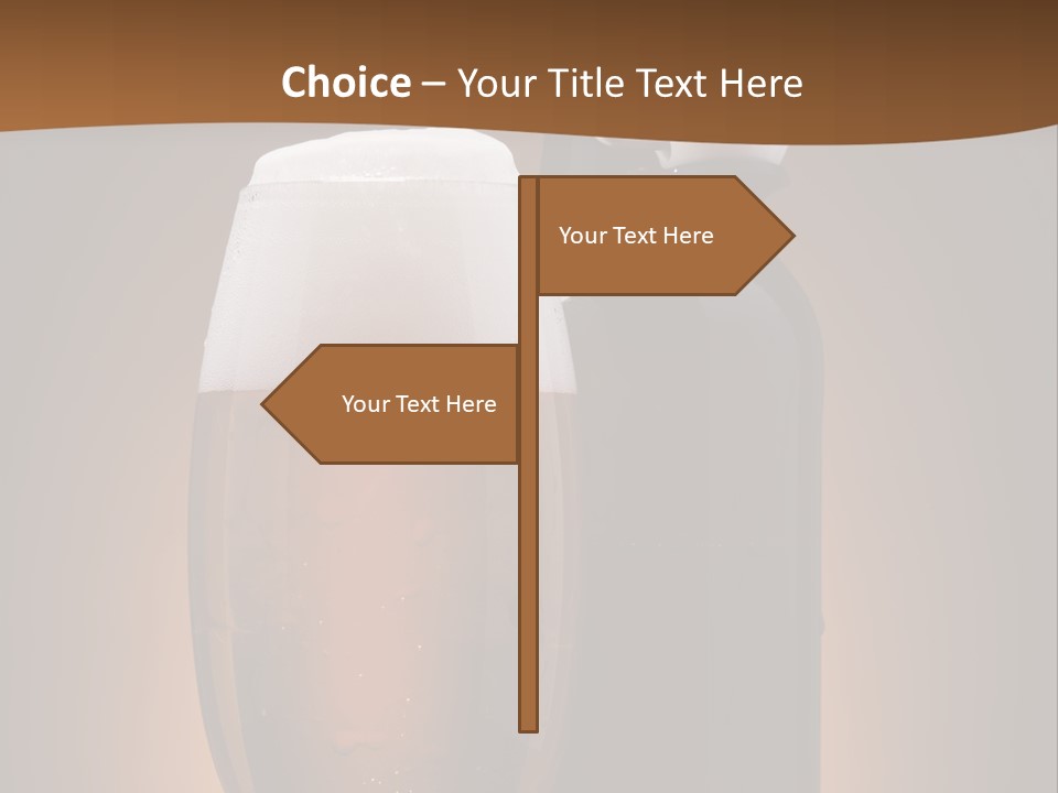 Still Served Drink PowerPoint Template