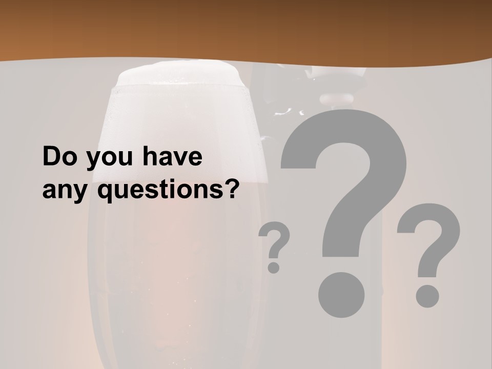 Still Served Drink PowerPoint Template