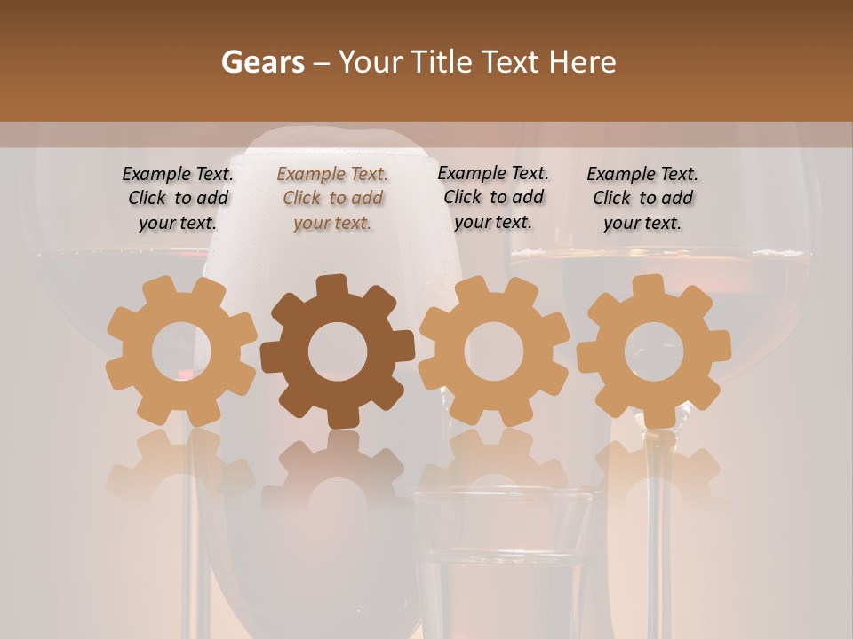 Still Bar Various PowerPoint Template