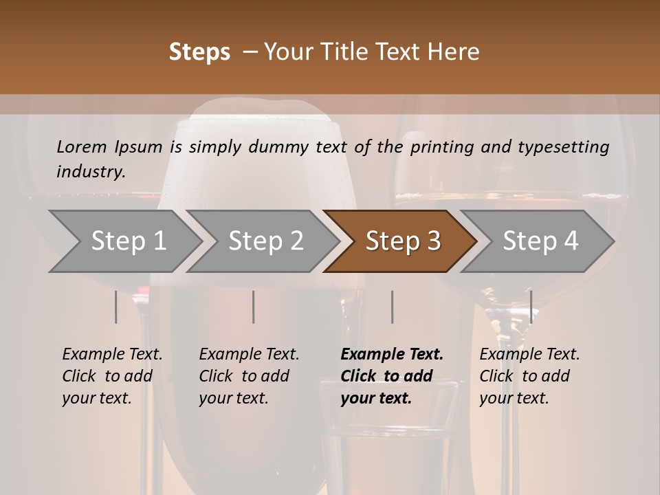Still Bar Various PowerPoint Template