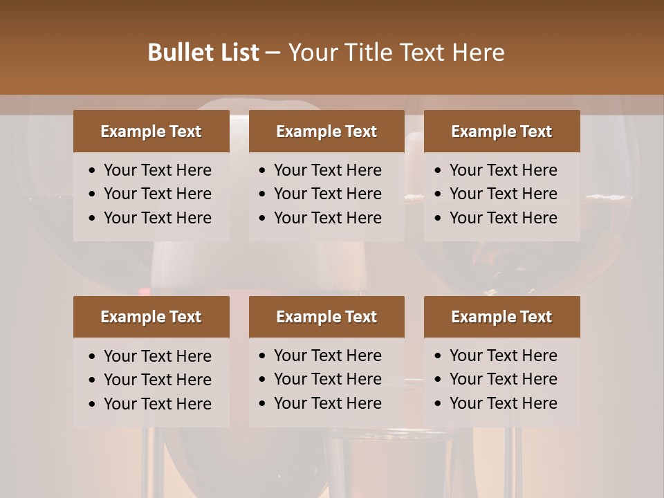 Still Bar Various PowerPoint Template