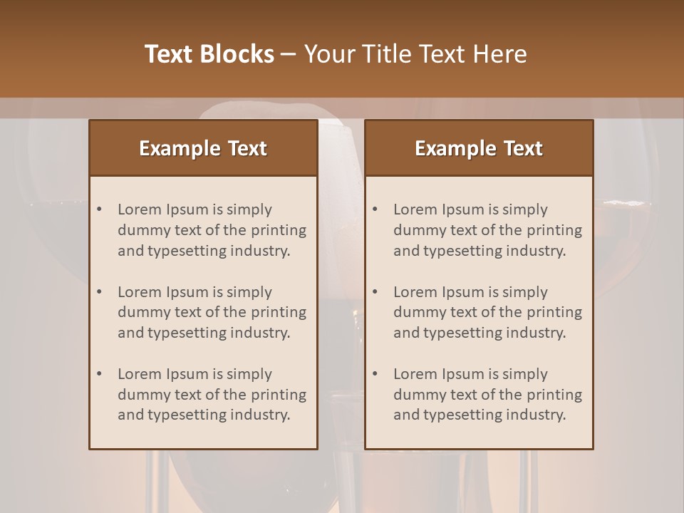 Still Bar Various PowerPoint Template
