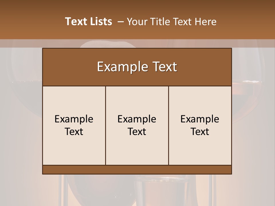 Still Bar Various PowerPoint Template