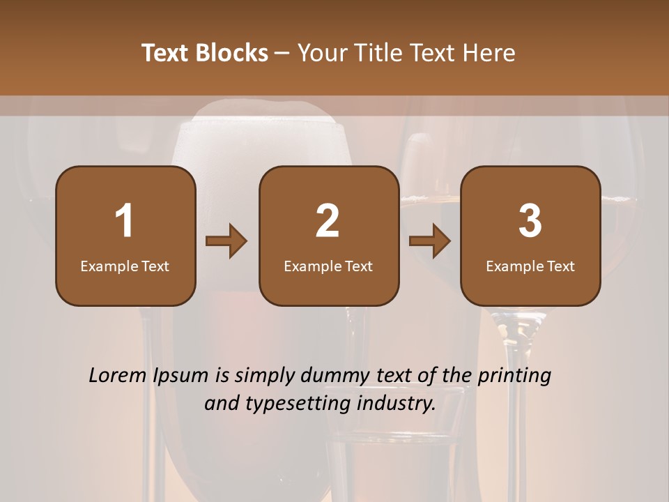 Still Bar Various PowerPoint Template