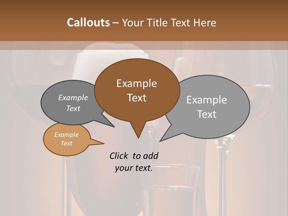 Still Bar Various PowerPoint Template