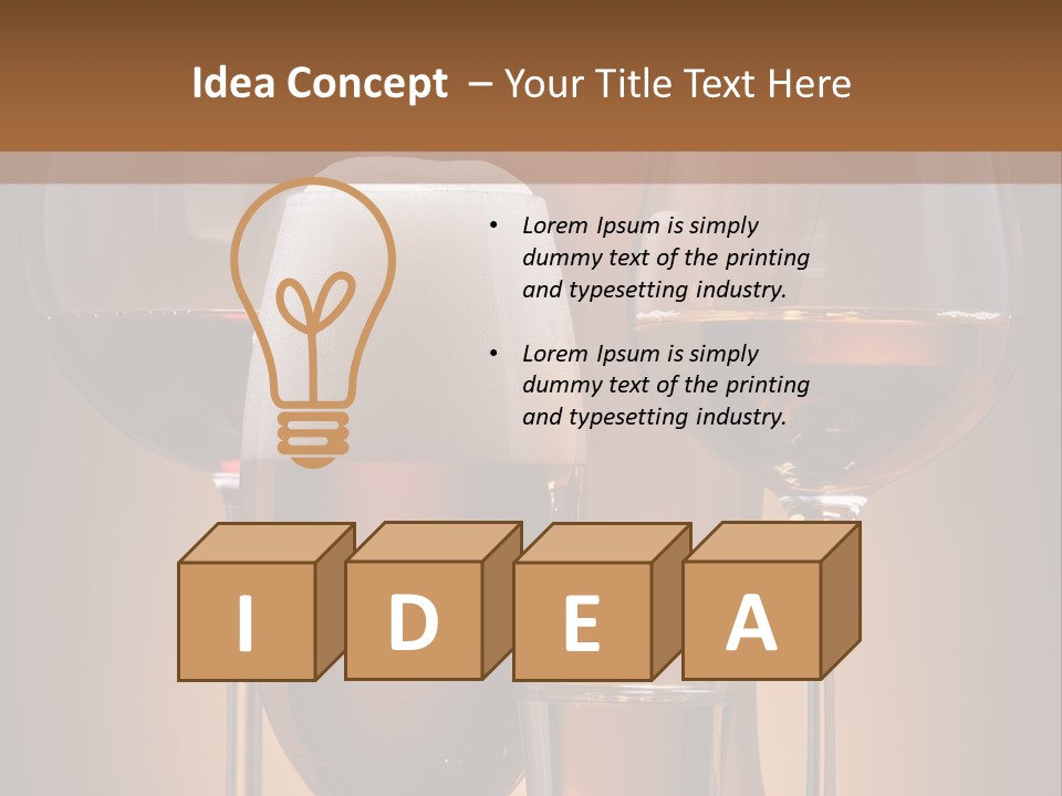 Still Bar Various PowerPoint Template