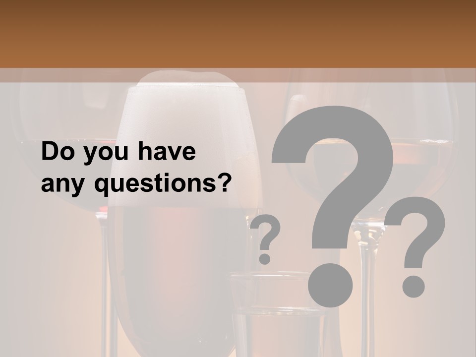 Still Bar Various PowerPoint Template