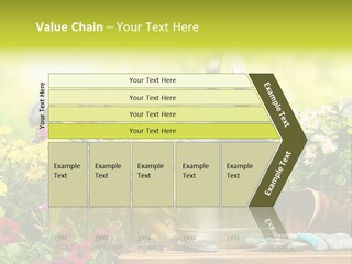 Shovel Flowerbed Tools PowerPoint Template