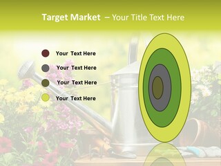 Shovel Flowerbed Tools PowerPoint Template