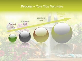 Shovel Flowerbed Tools PowerPoint Template