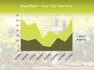 Shovel Flowerbed Tools PowerPoint Template