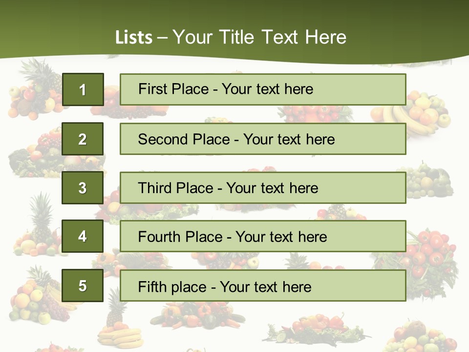 Melon Nutrition Onion PowerPoint Template