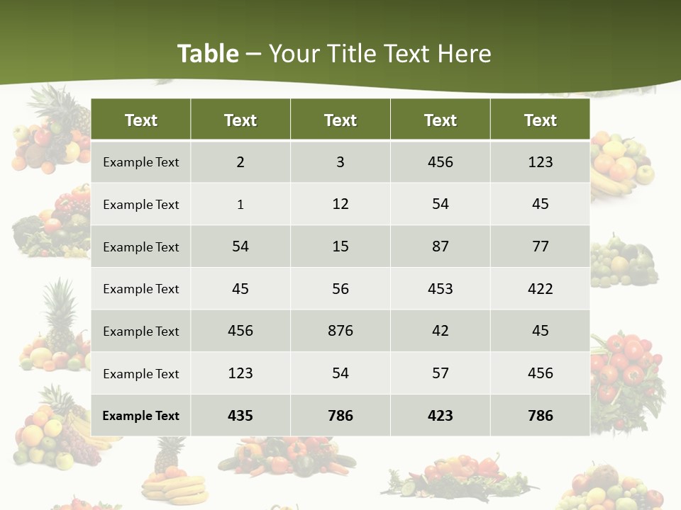 Melon Nutrition Onion PowerPoint Template