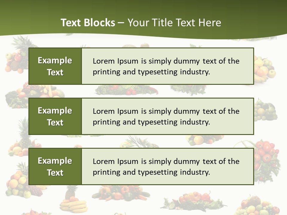 Melon Nutrition Onion PowerPoint Template