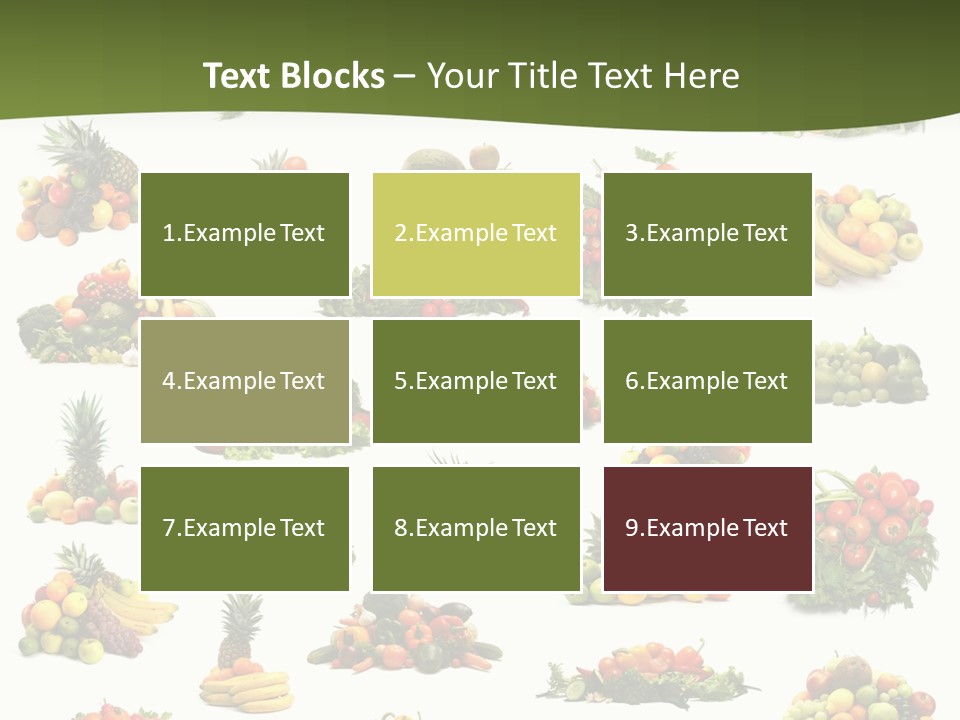 Melon Nutrition Onion PowerPoint Template