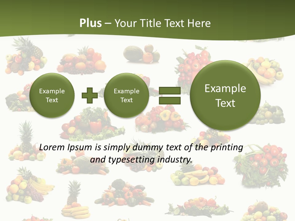 Melon Nutrition Onion PowerPoint Template
