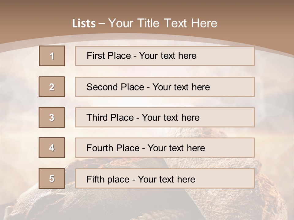Trategy Li Ten Character PowerPoint Template