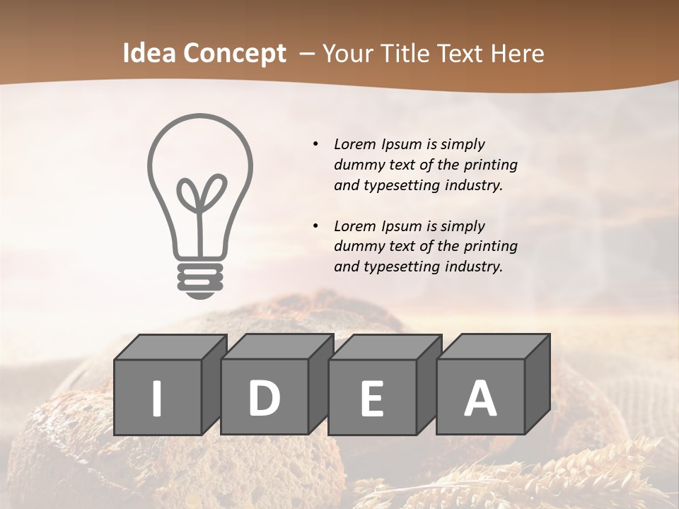 Conference Chair Corporate PowerPoint Template