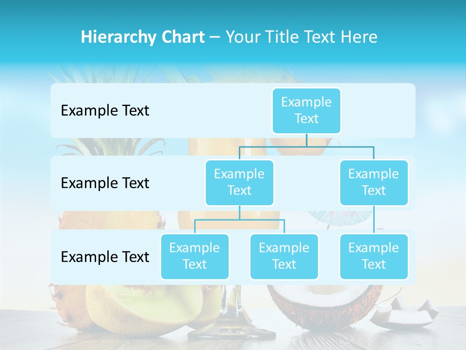 Hurricane Pineapple Beverage PowerPoint Template
