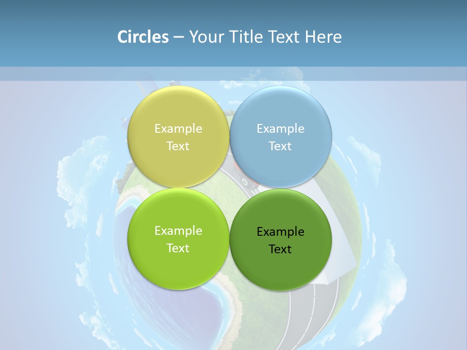 Planet Blue Summer PowerPoint Template