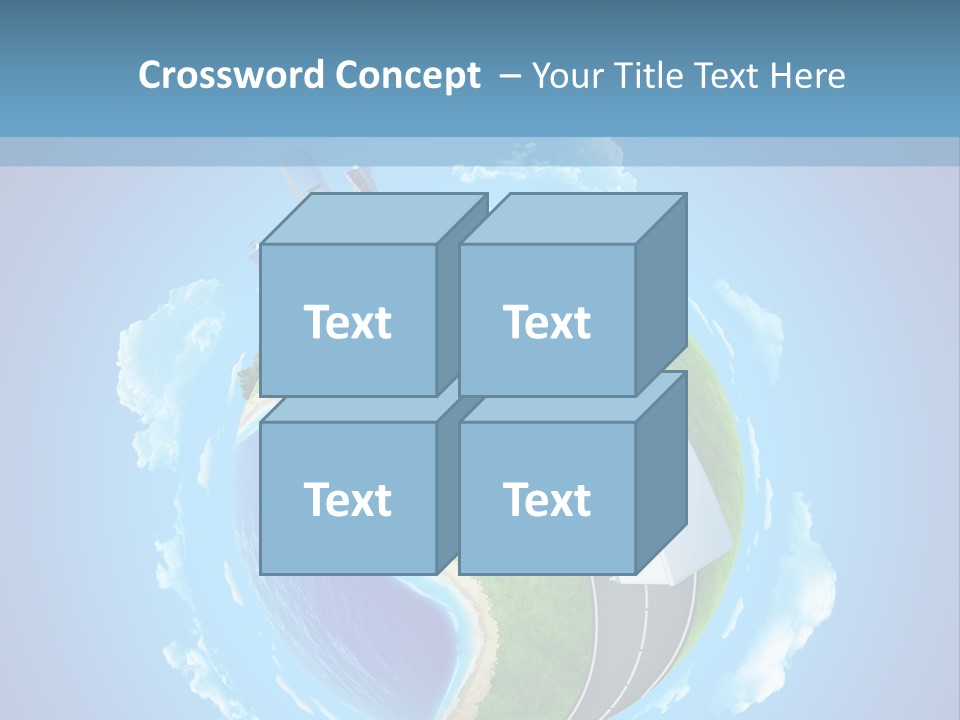 Planet Blue Summer PowerPoint Template