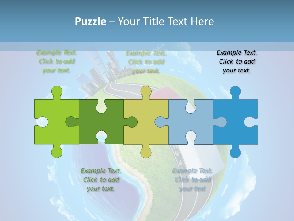 Planet Blue Summer PowerPoint Template