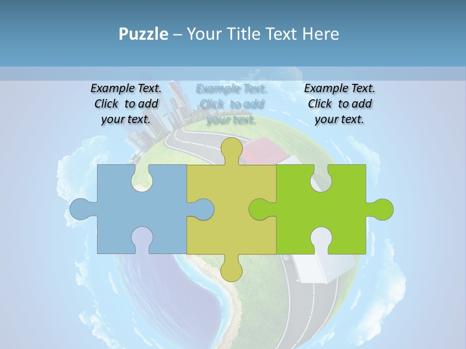 Planet Blue Summer PowerPoint Template