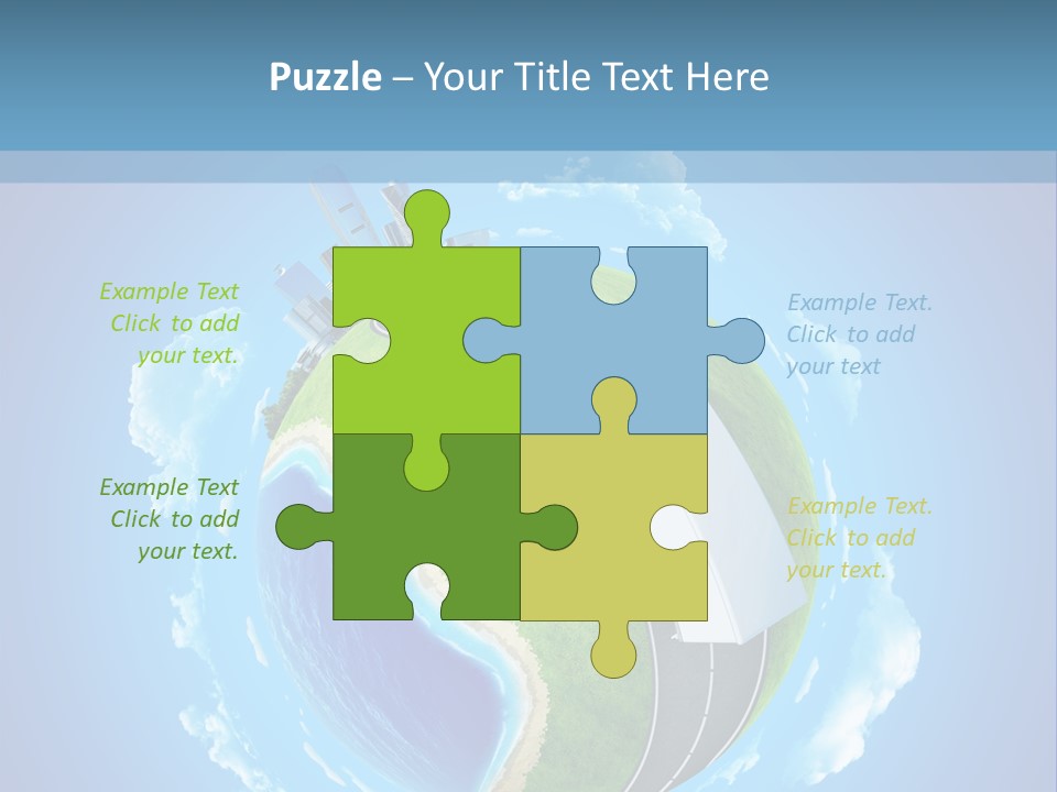 Planet Blue Summer PowerPoint Template