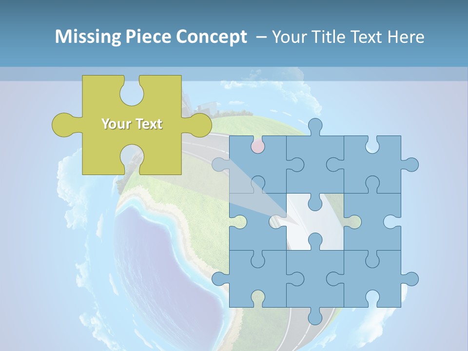 Planet Blue Summer PowerPoint Template