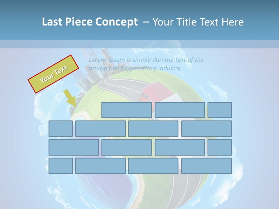 Planet Blue Summer PowerPoint Template