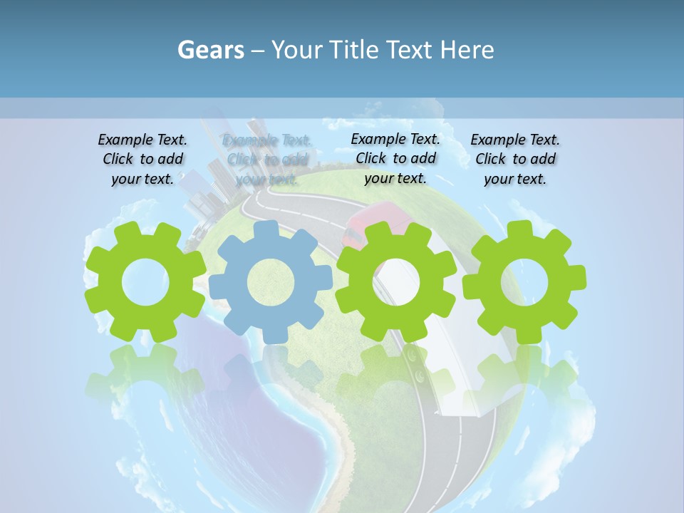 Planet Blue Summer PowerPoint Template